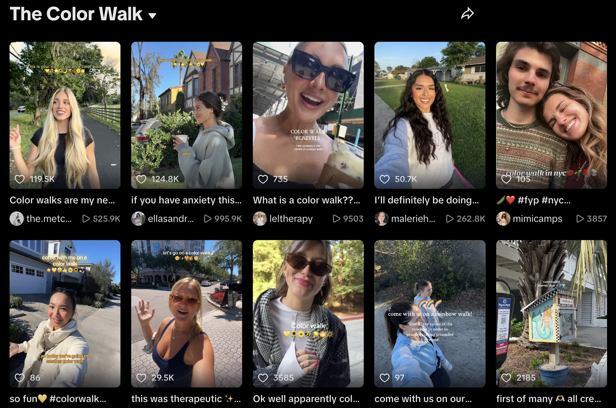 Here's How to Take a TikTok Color Walk